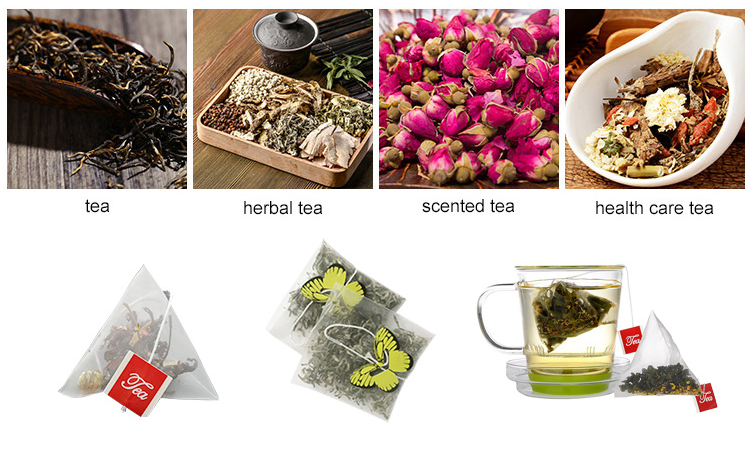 Mesin pembungkusan teh beg kertas penapis teh herba
