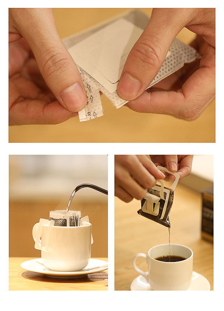 Coffee shop drip coffee packaging machine to produce hanging ear coffee