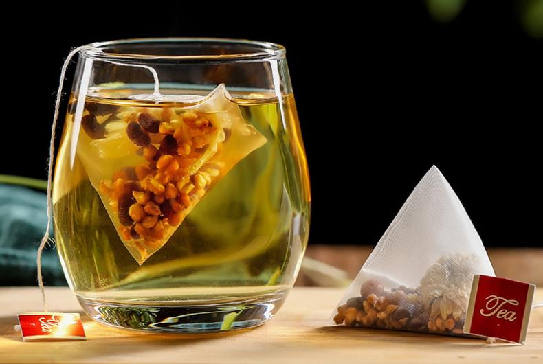 Degradable Pyramid Tea Filling Equipment, Tea Bag Sealing Machine