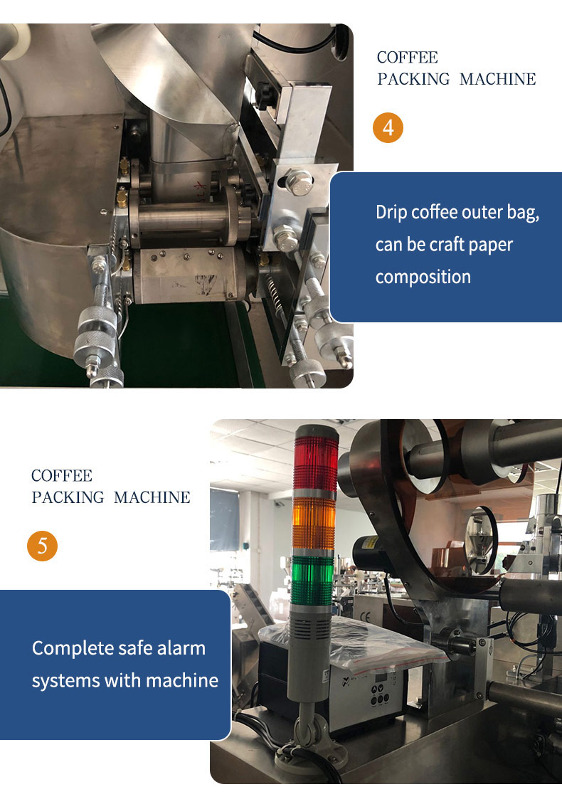 Coffee pod drip coffee packaging machine