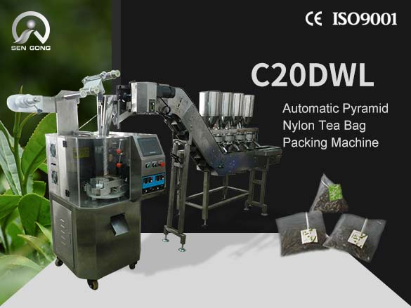 C20DWL Automatic Pyramid Nylon Tea Bag Packing Machine