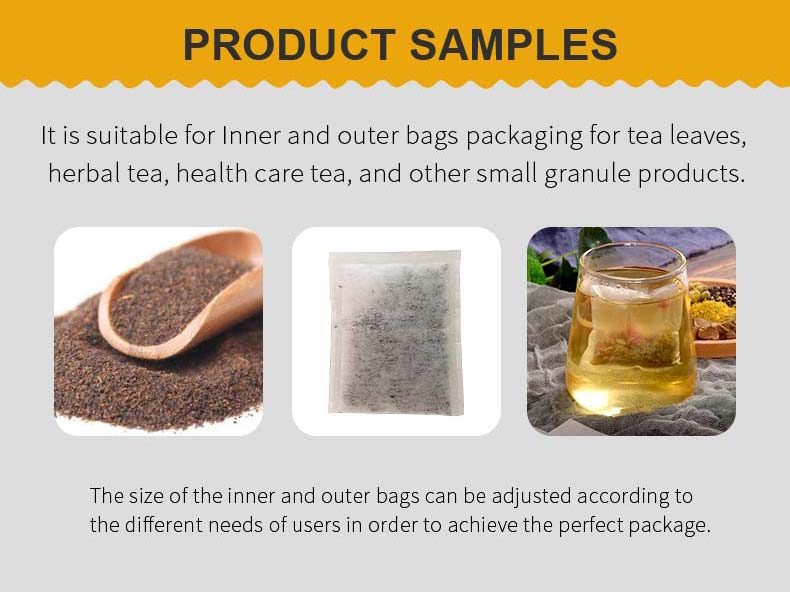 Nonwoven tea bag packaging machine
