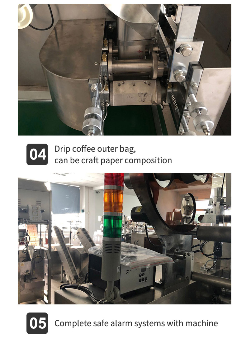 Ultrasonic Brazil Conillon Drip Coffee Packet Processing Machine